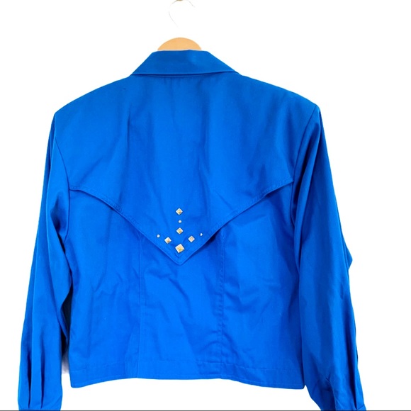 COPY - Blue Vintage Jacket - Picture 4 of 4